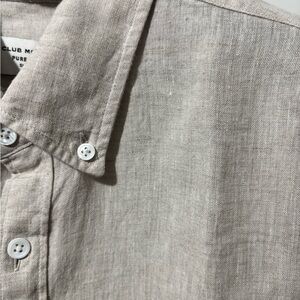 Club Monaco Beige Linen Shirt